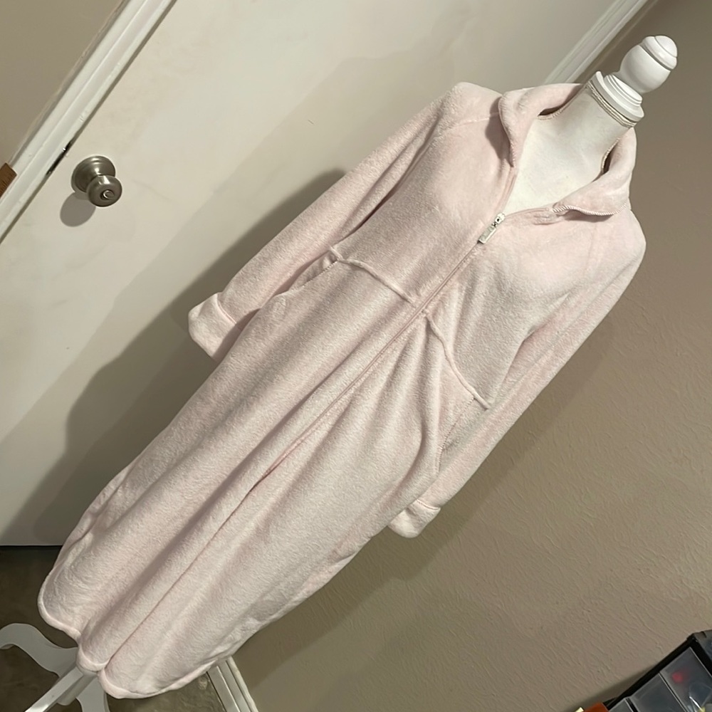 Jasmine Rose Intimates Zip Up Robe - S/M